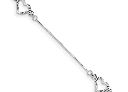 14k White Gold Bracelets Style SF1578W - Classique Jewelry Inc.