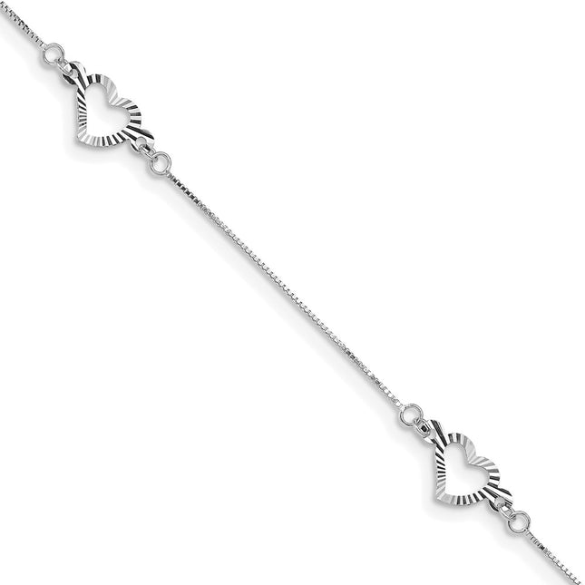 14k White Gold Bracelets Style SF1578W - Classique Jewelry Inc.