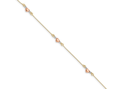 14k Tri-Color Bracelets Style SF1579 - Classique Jewelry Inc.