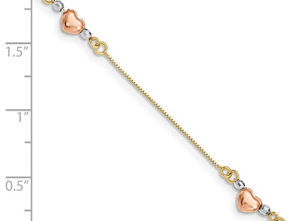 14k Tri-Color Bracelets Style SF1579 - Classique Jewelry Inc.