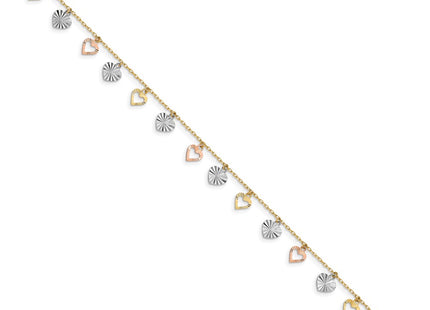 14k Tri-Color Bracelets Style SF1581 - Classique Jewelry Inc.
