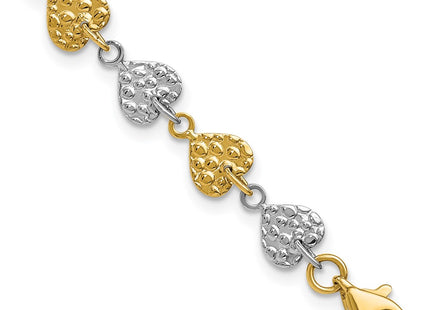 14k Two-tone Bracelets Style SF1582 - Classique Jewelry Inc.