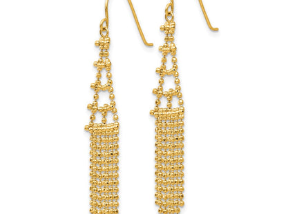 14k Yellow Gold Earrings Style SF1631 - Classique Jewelry Inc.