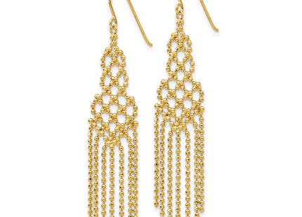 14k Yellow Gold Earrings Style SF1643 - Classique Jewelry Inc.