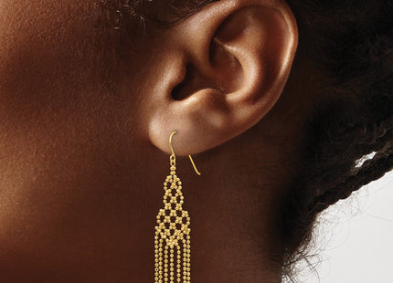 14k Yellow Gold Earrings Style SF1643 - Classique Jewelry Inc.