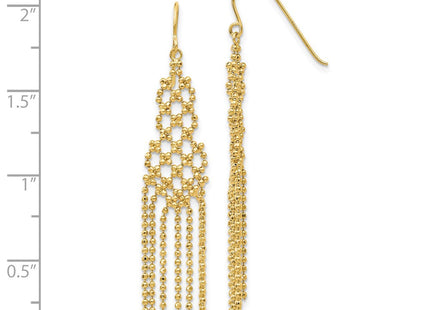 14k Yellow Gold Earrings Style SF1643 - Classique Jewelry Inc.