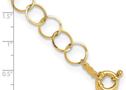 14k Yellow Gold Chain Bracelets Style SF1670 - Classique Jewelry Inc.