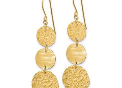 14k Yellow Gold Earrings Style SF1690 - Classique Jewelry Inc.