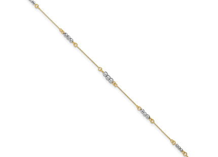 14k Two-tone Bracelets Style SF1732 - Classique Jewelry Inc.