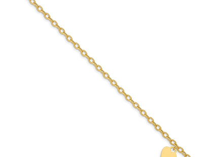14k Yellow Gold Chain Bracelets Style SF1822 - Classique Jewelry Inc.