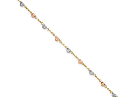 14k Tri-Color Bracelets Style SF1832 - Classique Jewelry Inc.