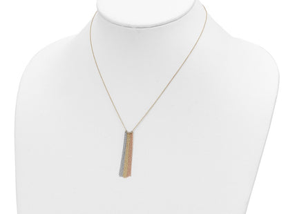 14k Tri-Color Chain Necklaces Style SF1842 - Classique Jewelry Inc.