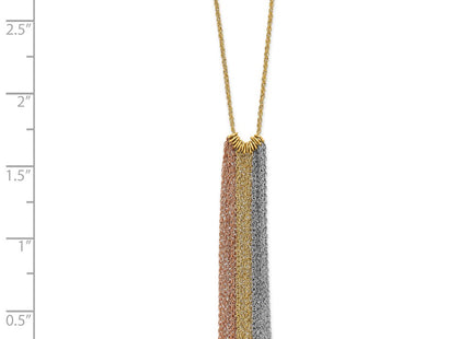 14k Tri-Color Chain Necklaces Style SF1842 - Classique Jewelry Inc.