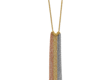 14k Tri-Color Chain Necklaces Style SF1842 - Classique Jewelry Inc.