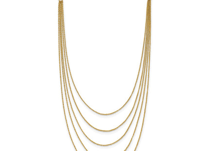 14k Yellow Gold Chain Necklaces Style SF1862 - Classique Jewelry Inc.