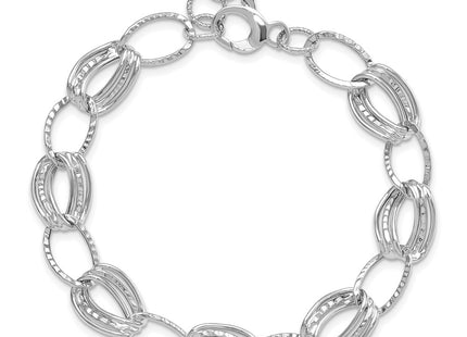 14k White Gold Bracelets Style SF1927 - Classique Jewelry Inc.