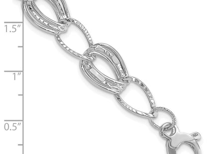 14k White Gold Bracelets Style SF1927 - Classique Jewelry Inc.