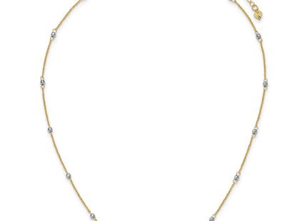 14k Two-tone Chain Necklaces Style SF2002 - Classique Jewelry Inc.