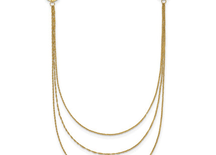 14k Yellow Gold Chain Necklaces Style SF2013 - Classique Jewelry Inc.