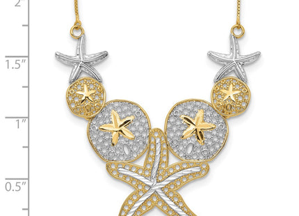 14k Yellow & Rhodium Jewelry Style SF2075 - Classique Jewelry Inc.