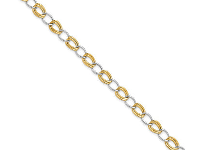 14k Two-tone Bracelets Style SF2140 - Classique Jewelry Inc.