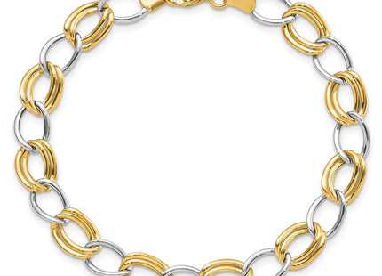 14k Two-tone Bracelets Style SF2140 - Classique Jewelry Inc.