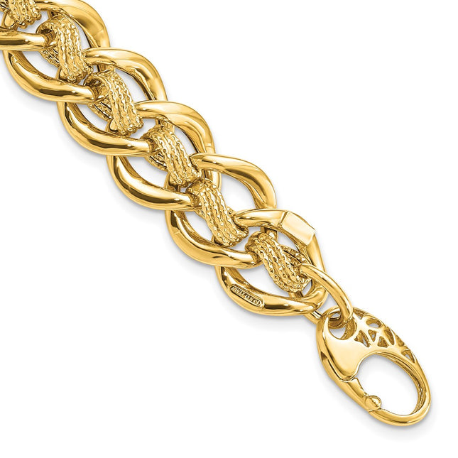 14k Yellow Gold Bracelets Style SF2176 - Classique Jewelry Inc.