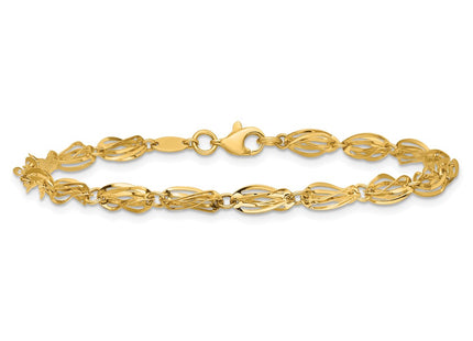 14k Yellow Gold Bracelets Style SF2203 - Classique Jewelry Inc.