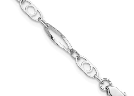 14k White Gold Bracelets Style SF2205 - Classique Jewelry Inc.