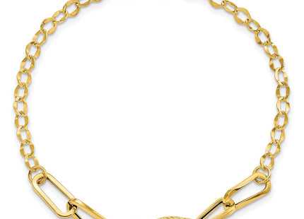 14k Yellow Gold Bracelets Style SF2216 - Classique Jewelry Inc.