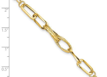 14k Yellow Gold Bracelets Style SF2216 - Classique Jewelry Inc.