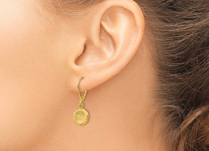 14k Yellow Gold Earrings Style SF2242 - Classique Jewelry Inc.