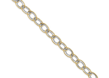 14k Two-tone Bracelets Style SF2314 - Classique Jewelry Inc.