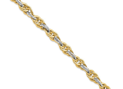 14k Two-tone Bracelets Style SF2351 - Classique Jewelry Inc.