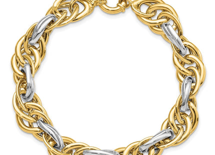 14k Two-tone Bracelets Style SF2351 - Classique Jewelry Inc.