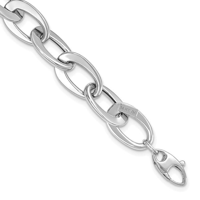 14k White Gold Bracelets Style SF2376 - Classique Jewelry Inc.