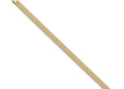 14k Yellow Gold Bracelets Style SF2410 - Classique Jewelry Inc.