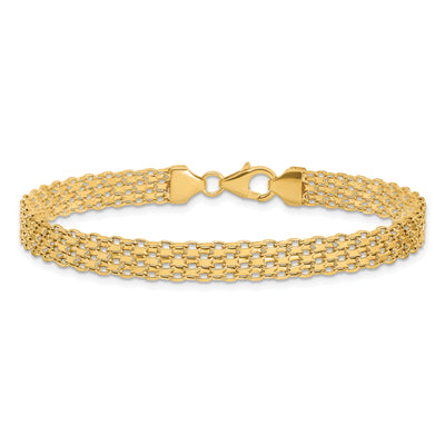14K Polished Fancy Bismark Link