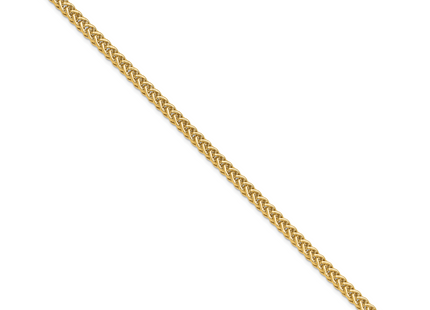 14K Polished Fancy Braided Link, 7.5 x 4.3mm