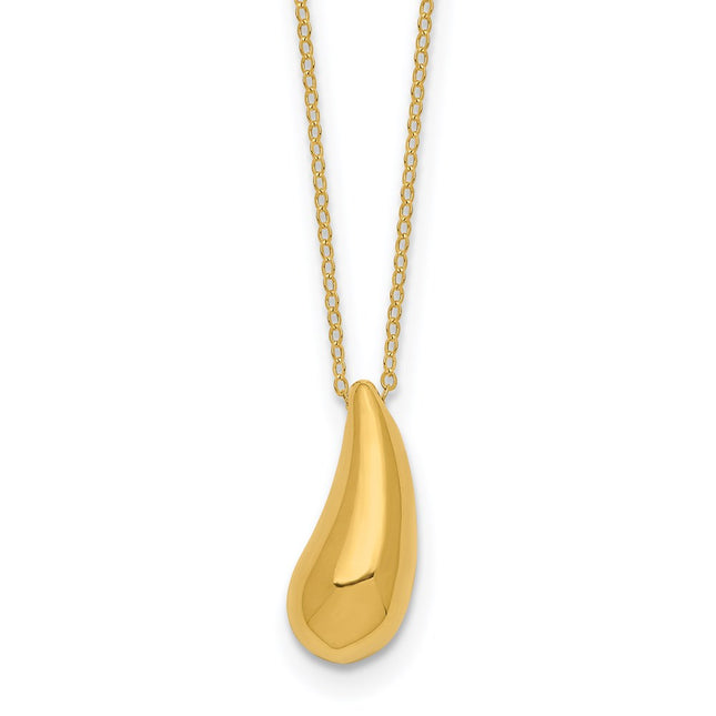 14k Yellow Gold Pendants Style SF2444 - Classique Jewelry Inc.