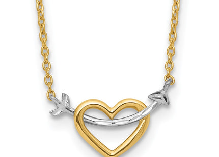 14k Yellow & Rhodium Jewelry Style SF2466 - Classique Jewelry Inc.