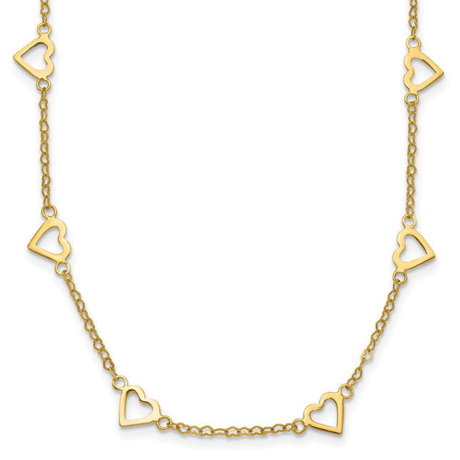 14k Yellow Gold Chain Necklaces Style SF2468 - Classique Jewelry Inc.