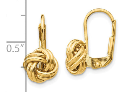 14k Yellow Gold Earrings Style SF2474 - Classique Jewelry Inc.