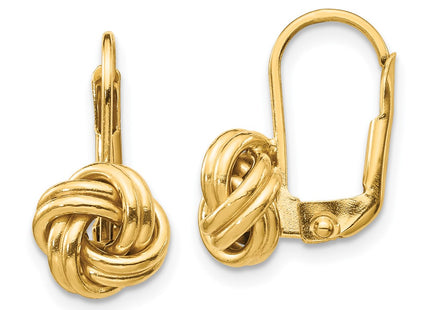 14k Yellow Gold Earrings Style SF2474 - Classique Jewelry Inc.