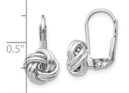 14k White Gold Earrings Style SF2475 - Classique Jewelry Inc.