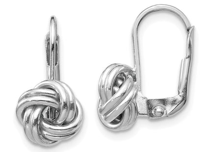 14k White Gold Earrings Style SF2475 - Classique Jewelry Inc.