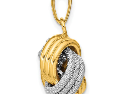 14k Two-tone Pendants Style SF2477 - Classique Jewelry Inc.