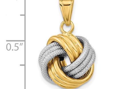 14k Two-tone Pendants Style SF2477 - Classique Jewelry Inc.