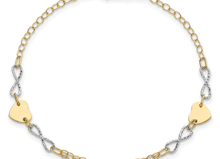 14k Two-tone Bracelets Style SF2494 - Classique Jewelry Inc.