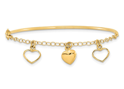 14k Yellow Gold Chain Bracelets Style SF2497 - Classique Jewelry Inc.